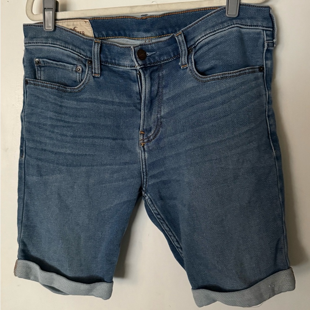 Hollister Blue Denim Shorts men’s size 31